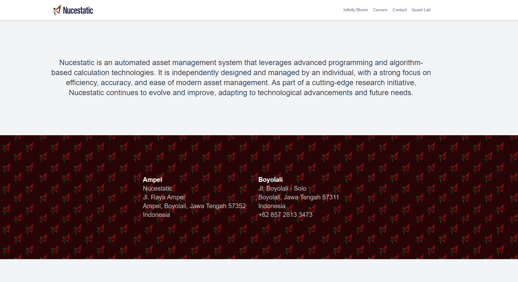 Nucestatic - Automated Management System