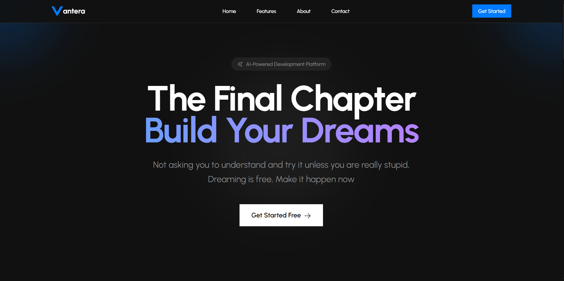 Vantera - Build your website